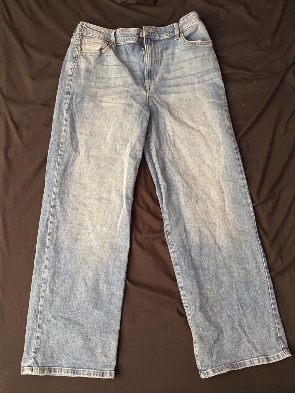 Baggy Jeans with Stretch Waist